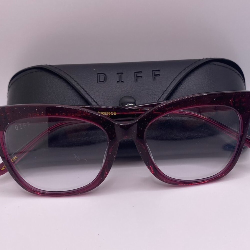 DIFF WINSTON - FESTIVE UMBRIA + BLUE LIGHT GLASSES